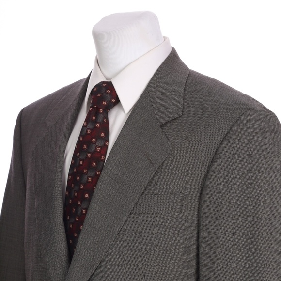 Samuelsohn Other - Samuelsohn Full Canvas Gray Nailshead Sport Coat